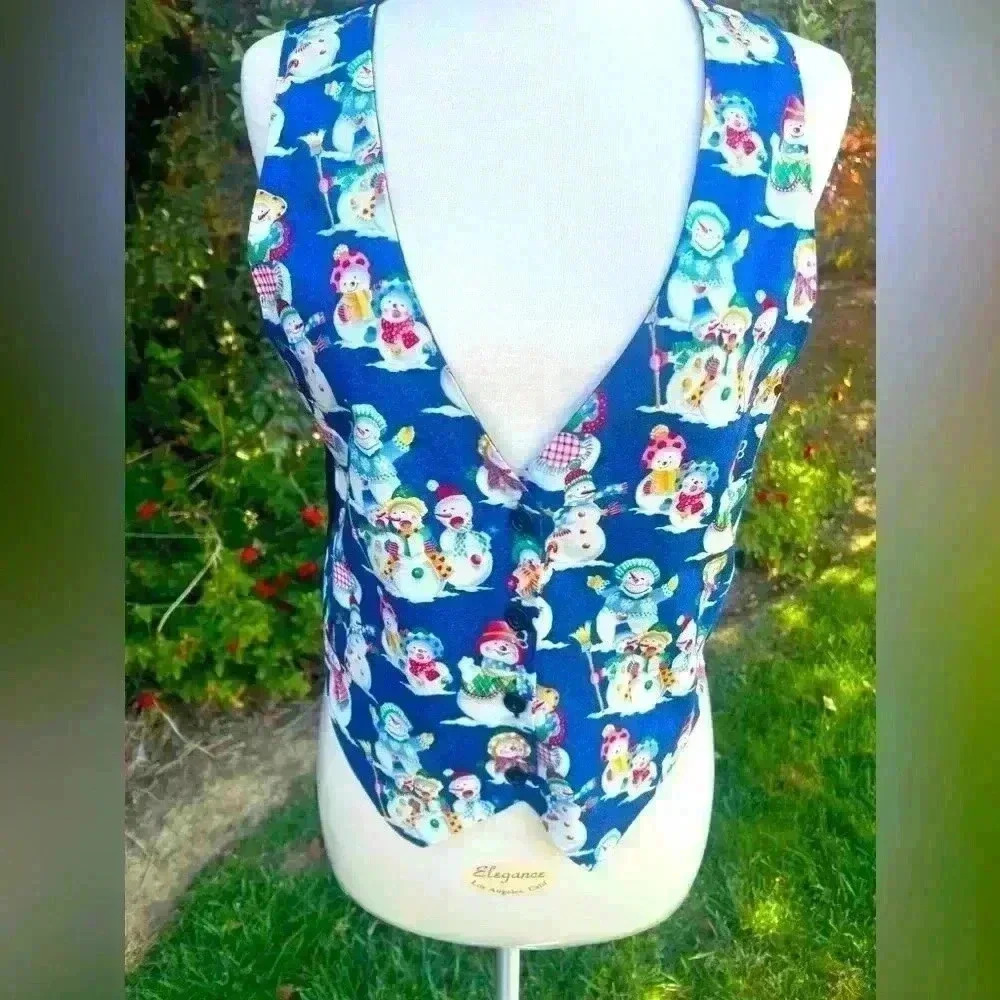 Christmas snowman vest